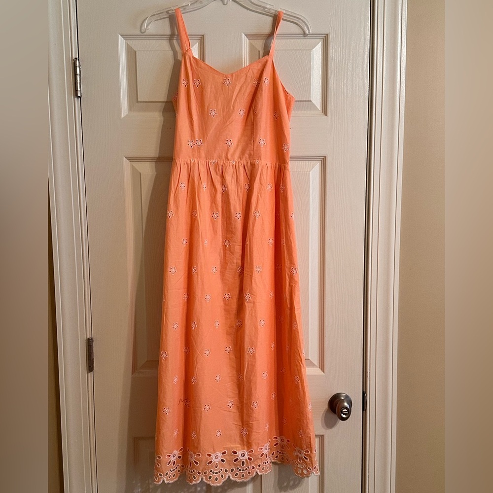 ⭐️ NWT Old Navy Fit And Flare Eyelet Cotton Midi Dress⭐️